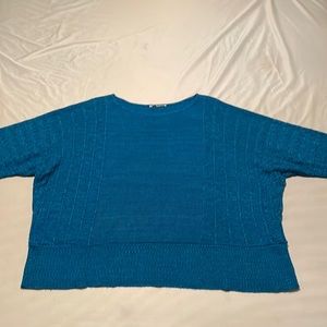 Dark turquoise blue sweater